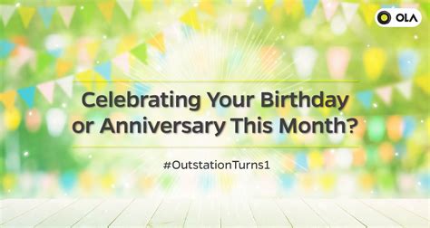 Celebrating your Birthday or Anniversary this month? - Olacabs Blogs