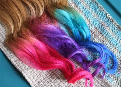 Solid Ombre Clip in Hair Extensions Ombre Hair Tie Dye Tips - Etsy