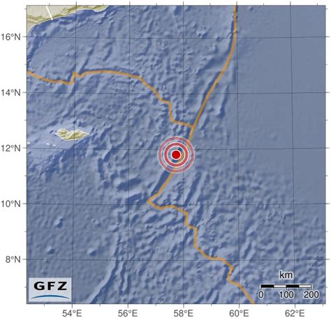 6.0M Earthquake Event: Owen Fracture Zone Region | Head Space