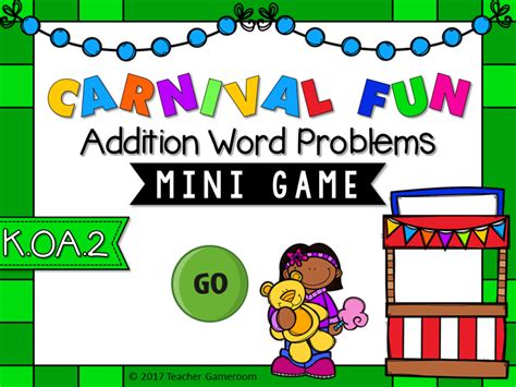 Carninal Word Problems Mini Game - Teacher Gameroom