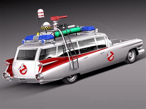 ECTO-1 Ghostbusters car 3D Model $159 - .3ds .c4d .fbx .lwo .max .obj ...