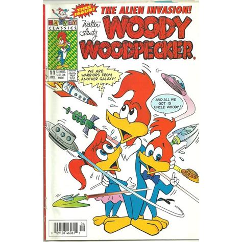 Woody Woodpecker Comic #11 Apr. April 1994 Harvey Classics Comics Alien ...