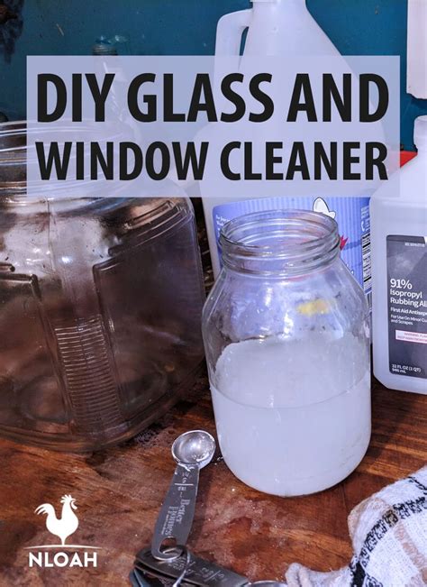 DIY Glass and Window Cleaner • New Life On A Homestead | Diy glass, Window cleaner, Diy window ...