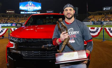 2019 Chevrolet Silverado Is World Series MVP Steve Pearce of Boston Red Sox