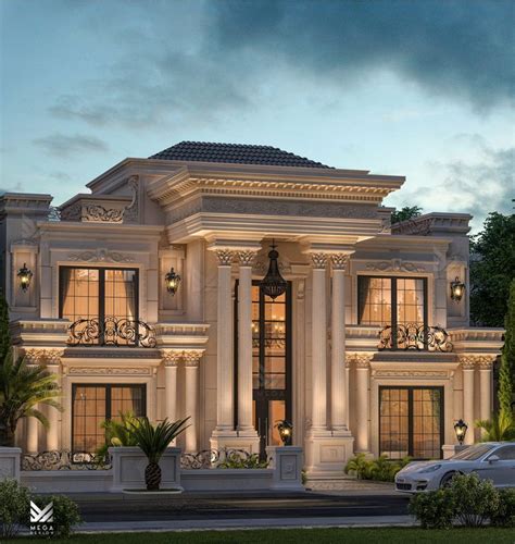 classic villa house | Architecture house, Classic house exterior ...