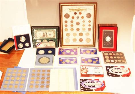 Collection Of American Coins, Boxed Sets