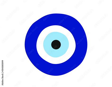 blue eye icon. Evils eye vector design. Evil eye sign. Stock Vector ...