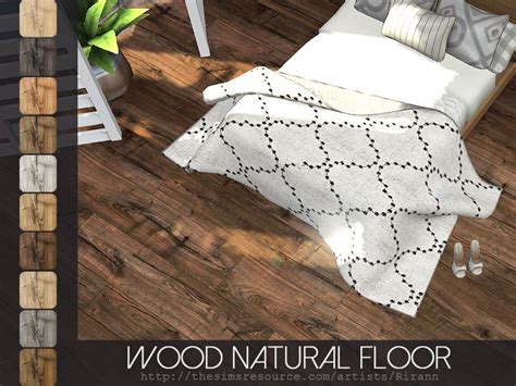 Wood Natural Floor in 10 color variations. Found in TSR Category 'Sims ...