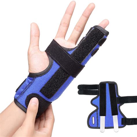 Amazon.com: Finger Splint for Fix the Pinky & Ring Fingers, Adjustable Two Finger Brace ...