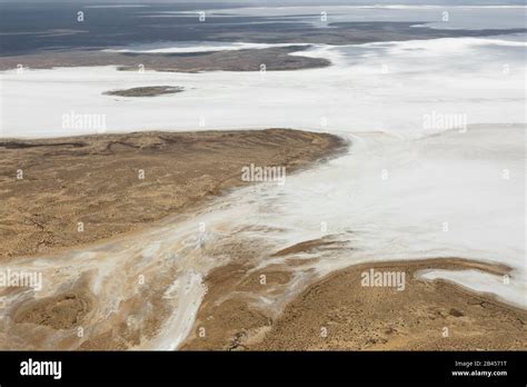 Lake Eyre Salt Flats Basin South Australia aerial view Stock Photo - Alamy