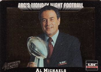 1993 Action Packed Monday Night Football #81 Al Michaels | Trading Card Database