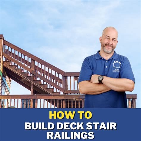 How to Build Deck Stair Railings | hardwood, DeWALT | Today I'm showing ...