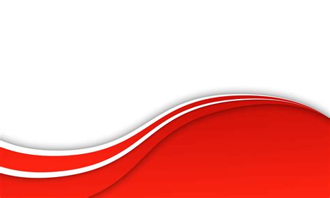 Red wave shape with white lines on white background. 13975346 Vector Art at Vecteezy