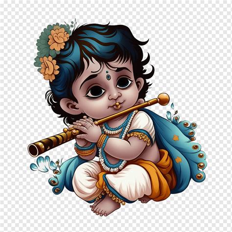 Krishna janmashtami, png | PNGWing