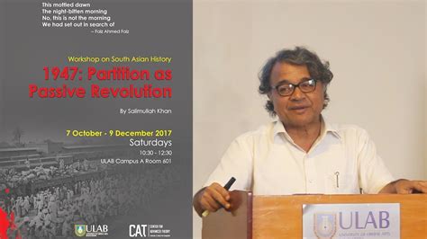 Workshop on South Asian History - Salimullah Khan - Session 1 - YouTube