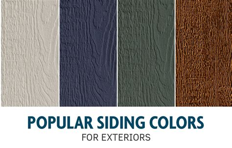 Popular Siding Colors for Exteriors Diamond Kote® Siding System