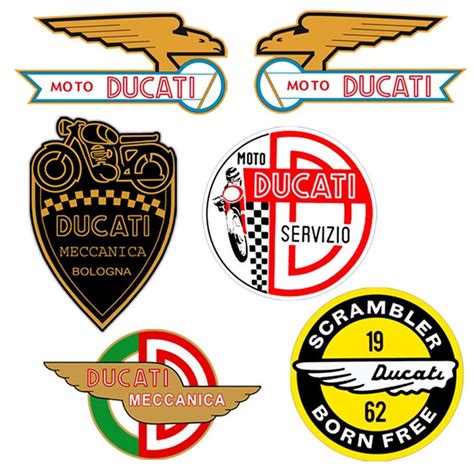 Stickers Stickers Vintage Ducati Meccanica Moto Scrambler - Etsy Australia