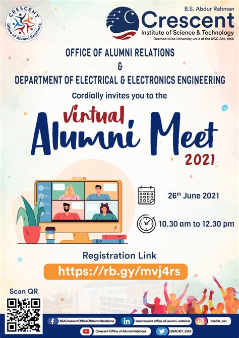 Virtual Alumni Meet 2021 – B. S. Abdur Rahman Crescent Institute Of ...