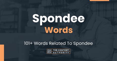 Spondee Words - 101+ Words Related To Spondee