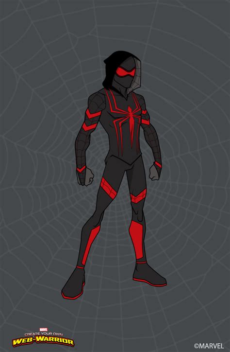 meet my OC spiderman - RedBack (or Red for short) he's called that because i'm from Australia ...