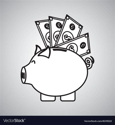 Money bills design Royalty Free Vector Image - VectorStock