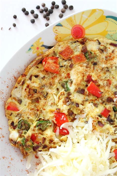 Flavorful Indian Spiced Omelette | AllFreeCopycatRecipes.com