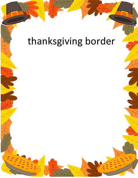 Thanksgiving Clipart Border