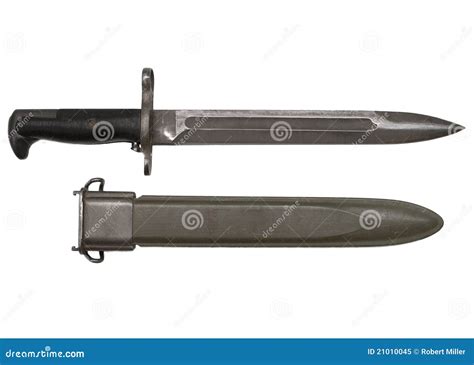 M1 Garand Rifle Bayonet stock image. Image of infantry - 21010045