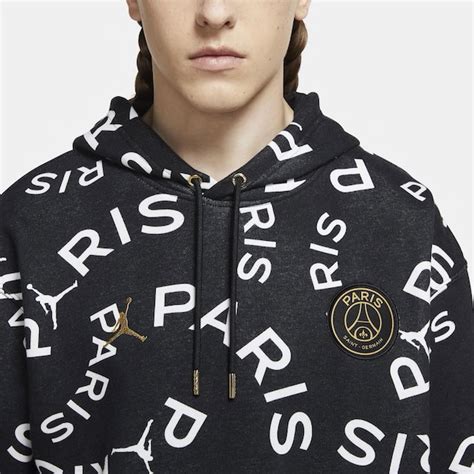 Air Jordan 4 PSG Allover Print Hoodie | SneakerFits.com