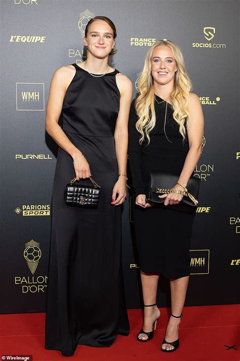 Beth Mead laughs off being called girlfriend Vivianne Miedema's 'guest' in Ballon d'Or photo ...