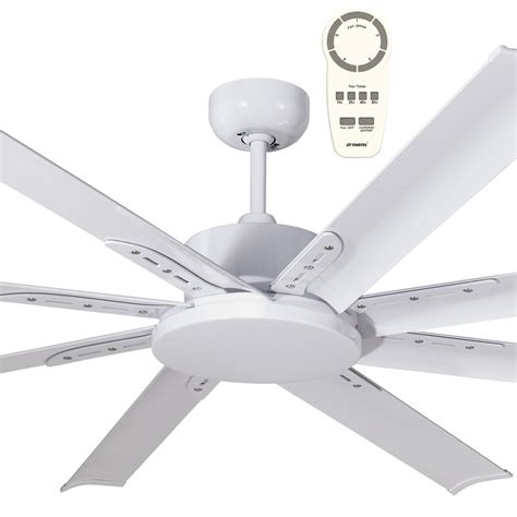 Albatross Mini DC 65" White Ceiling Fan with Remote - MAF168WR