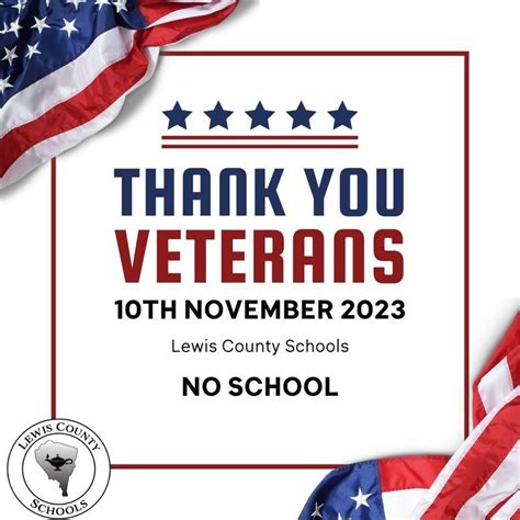 Veterans Day- No School | Lewis County Schools