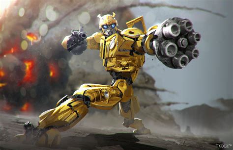 Bumblebee(2018 Film) Concept Art by Matt Tkocz | Concept Art World