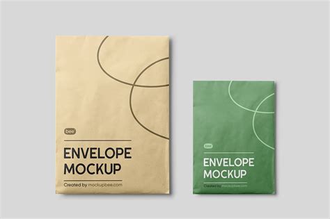 Free Corporate Envelope Mockup - mockupbee