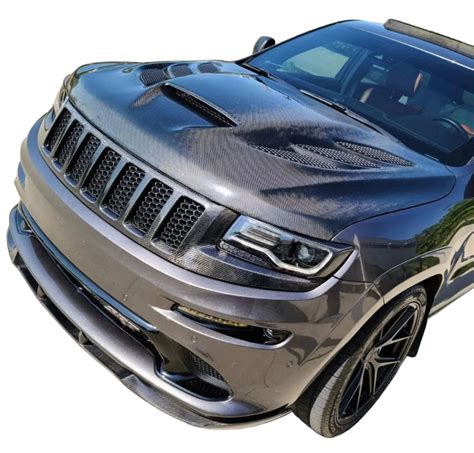 2014-2021 Jeep Grand Cherokee Carbon Fiber Headlight Covers | Black Ops ...