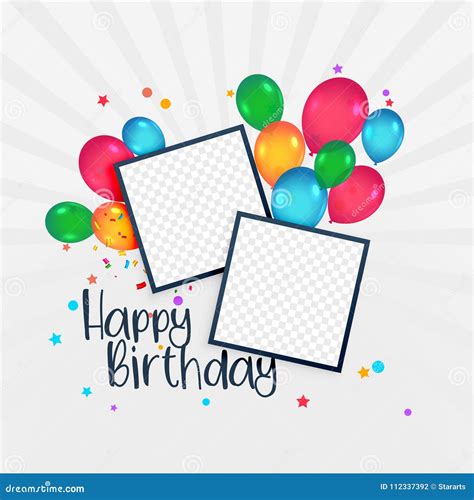 Birthday Frame Border Set 1-5 Stock Image | CartoonDealer.com #28906177