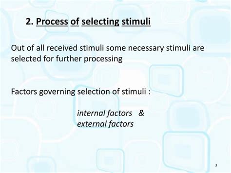 Perceptual process