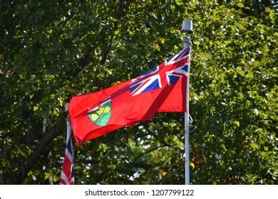 Ontario Provincial Flag Stock Photo 1207799125 | Shutterstock