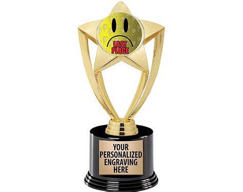 funny trophy for last place