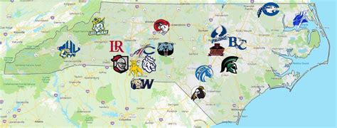 Sports Teams in North Carolina - Sport League Maps