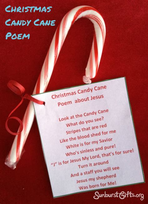 Jesus Candy Cane Poem | Great Gift for the Elderly - Thoughtful Gifts ...