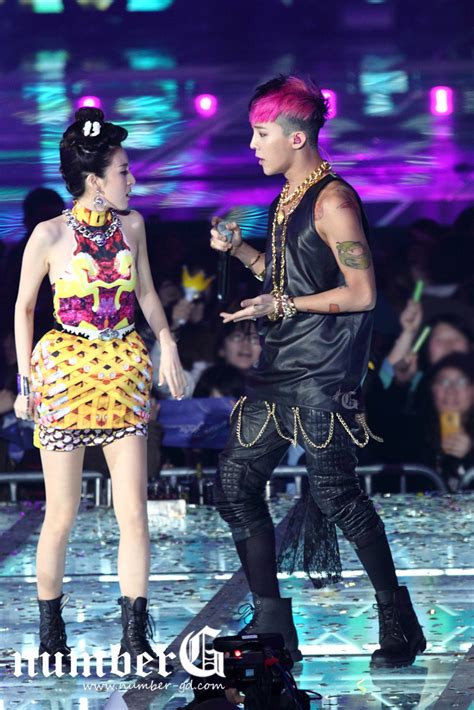 HD Photos: 121229 Beautiful Dara and G-Dragon at SBS Gayo Daejun