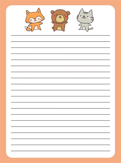 Printable Forma Writing Paper - Printable Forms Free Online