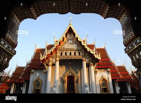 Wat Benchamabophit , The Marble Temple , Bangkok Stock Photo - Alamy