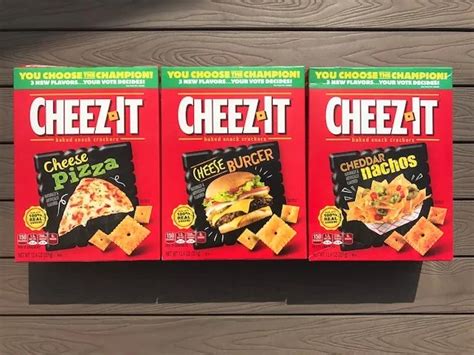 REVIEW (x3): Cheez-It Cheese Pizza, Cheez-It Cheeseburger, Cheese-It Cheddar Nachos - Junk Banter