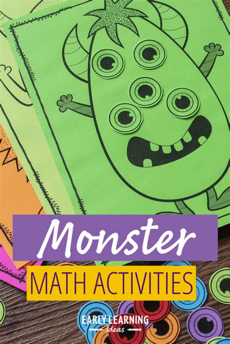 The Best Monster Activities for Kids - Early Learning Ideas