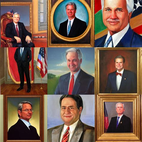 KREA - Official Portrait of the Governor of South Carolina, 1992, Oil ...