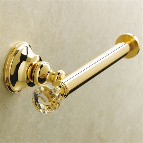 StilHaus SL11-16 By Nameek's Smart Light Gold Finish Brass Toilet Roll ...