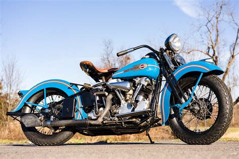 1938 Harley Davidson Flathead Knucklehead EL Vintage Antique Restored ...