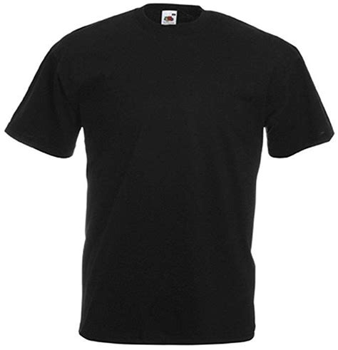 Blank T-Shirt - Plain Black Tee (Small, Black) | Hemd, Schwarzes shirt, Shirts